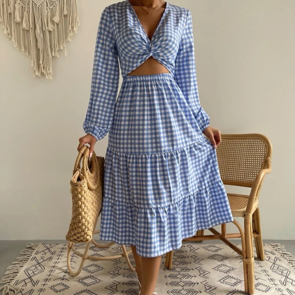 Twist Front Dress